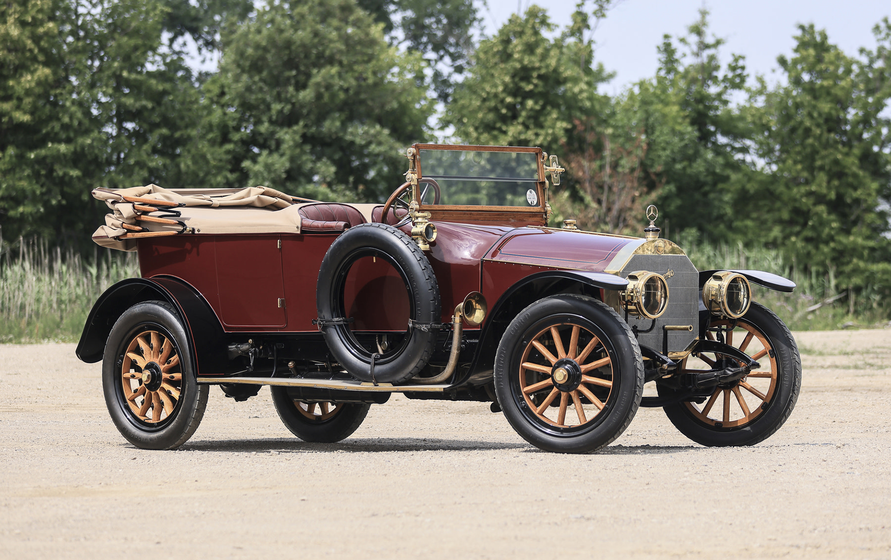 20/35 木製 クラシックカー オブジェ メルセデス BENZ PS 1911